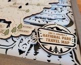 National Parks Travel Map