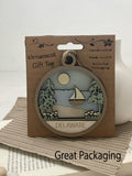 Any CityState or CustomText Beach Shore w Sailboat Ornament