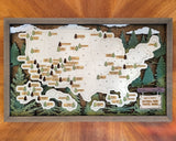 National Parks Travel Map