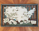 National Parks Travel Map