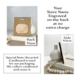 Any CityState or CustomText Beach Shore w Sailboat Ornament