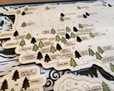 National Parks Travel Map