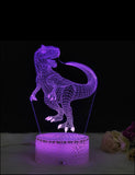 LED night light lamp 3d illusion