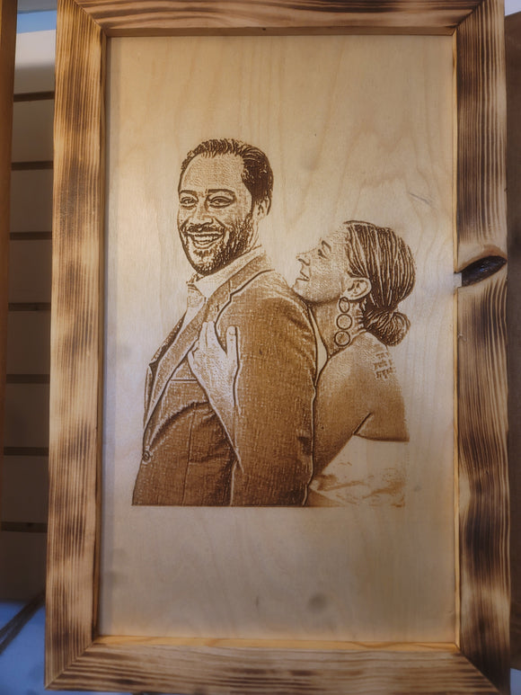 Wooden Portrait