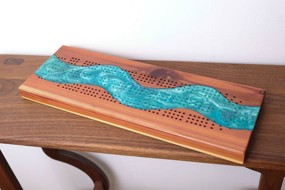 River Cribbage Boards