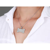 Bone Shape Metal Tag