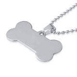 Bone Shape Metal Tag